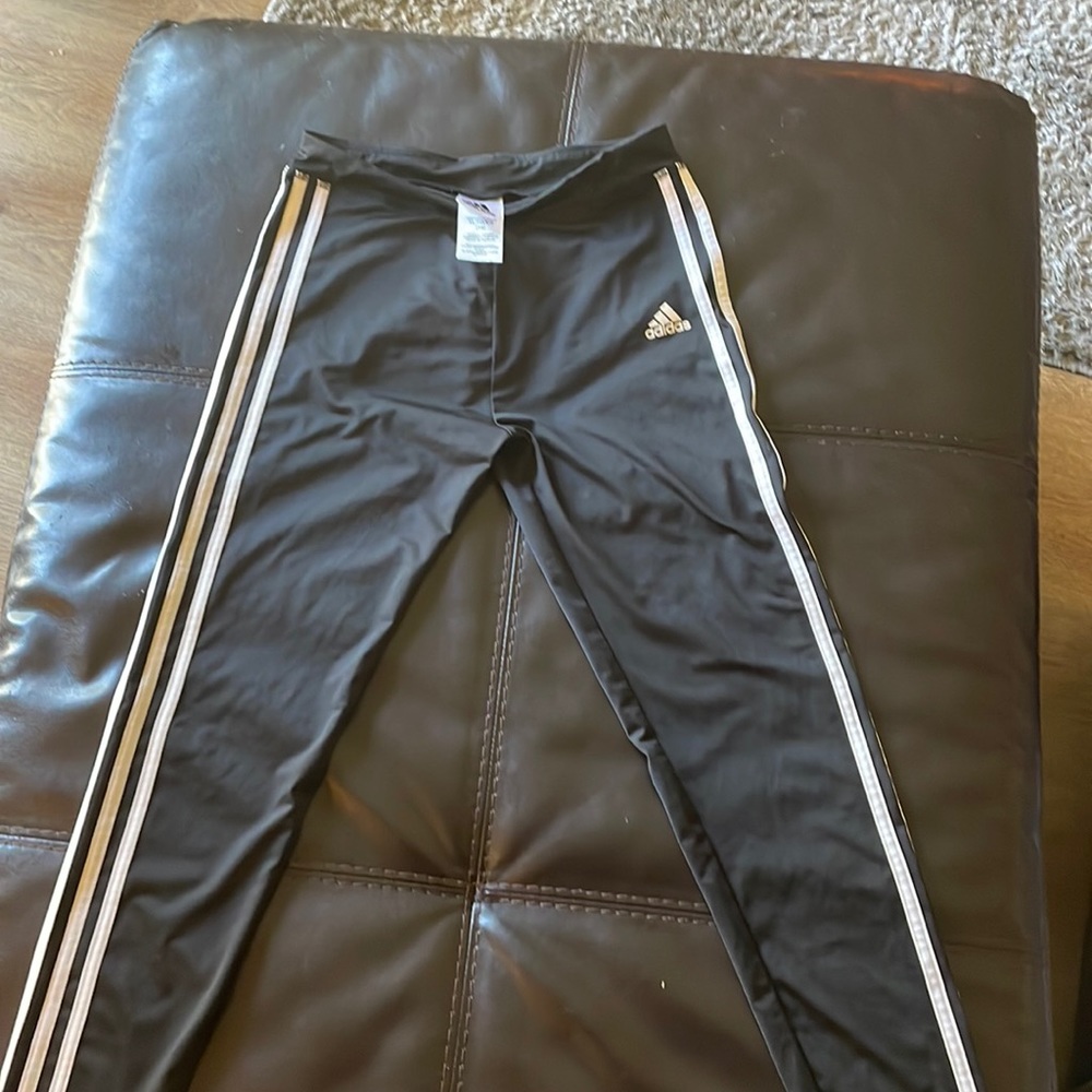 Adidas size 16 work out pants. Black